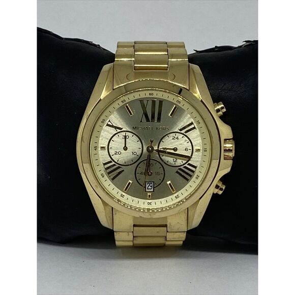 Michael Kors Bradshaw MK5605 Women Stainless Steel Analog Dial Wrist Watch MP831 - Picture 1 of 12